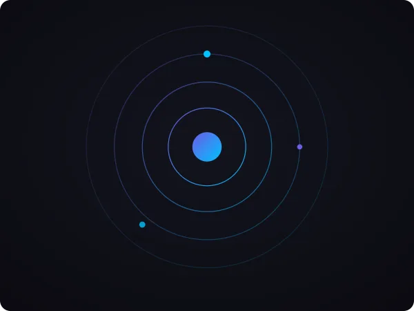 新时空品牌视觉——环绕星轨的抽象时空图形